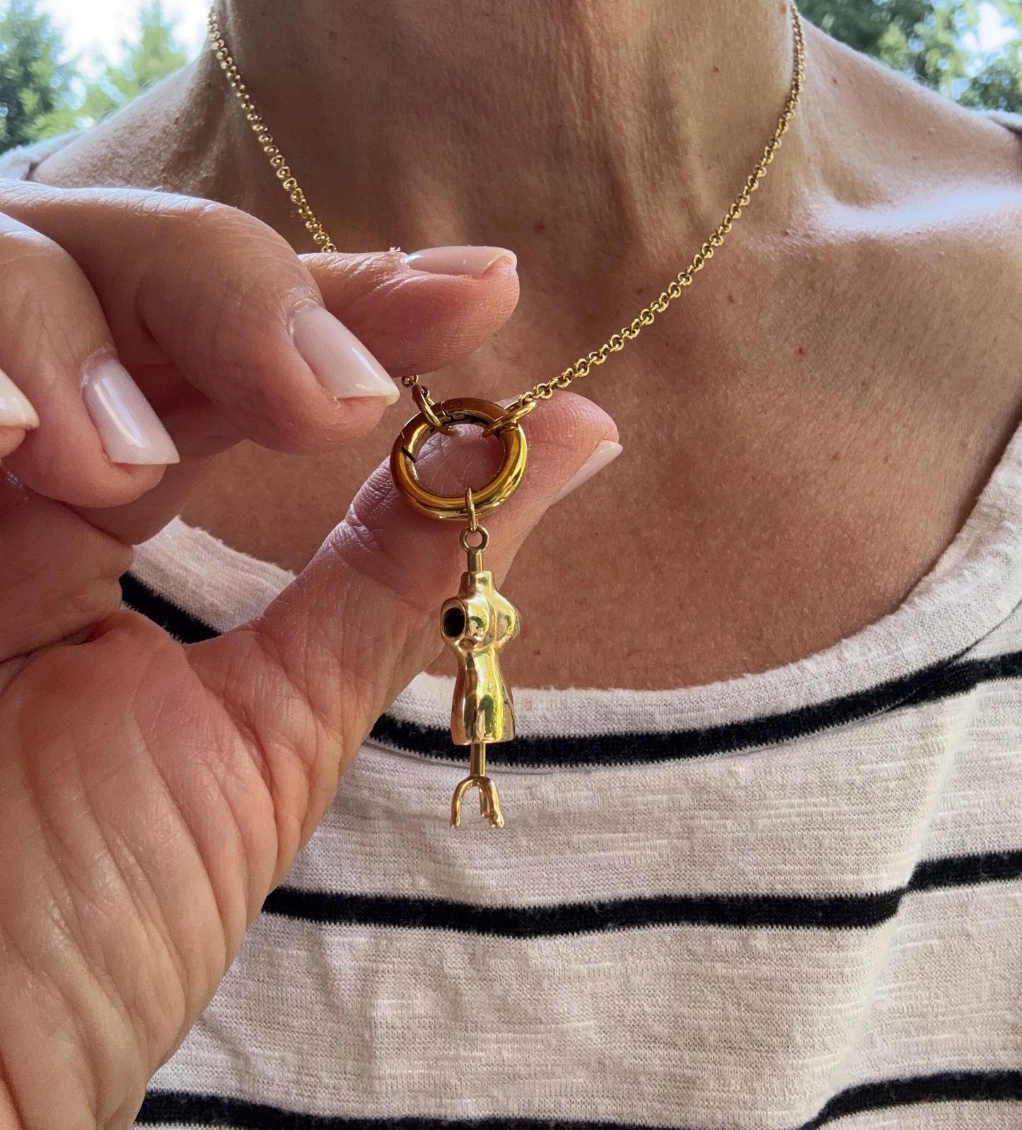 Dainty Charm Gold Necklace