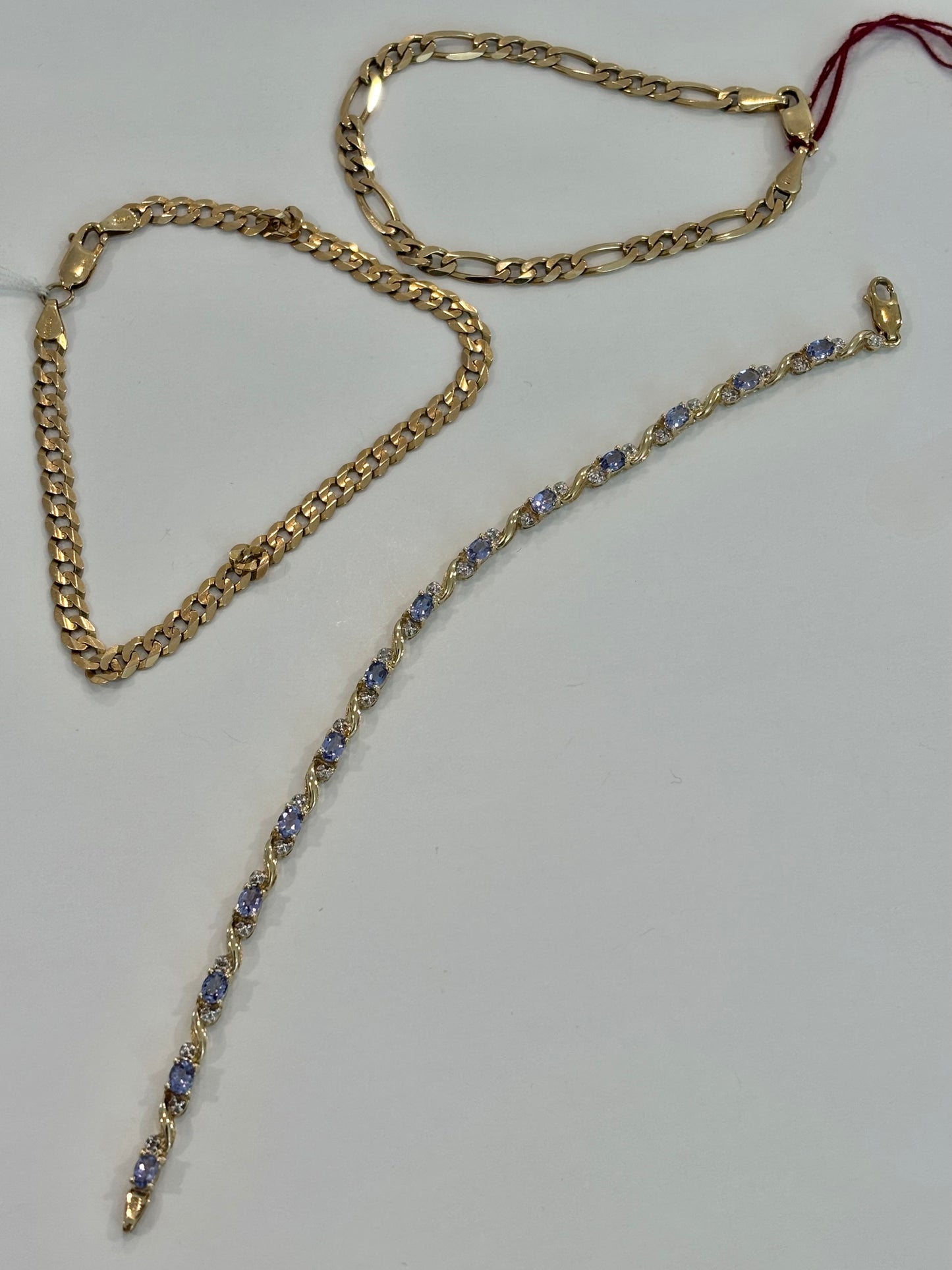 14k Solid Yellow Gold Cuban Curb Link Bracelet -Bold and Luxurious Statement Vintage