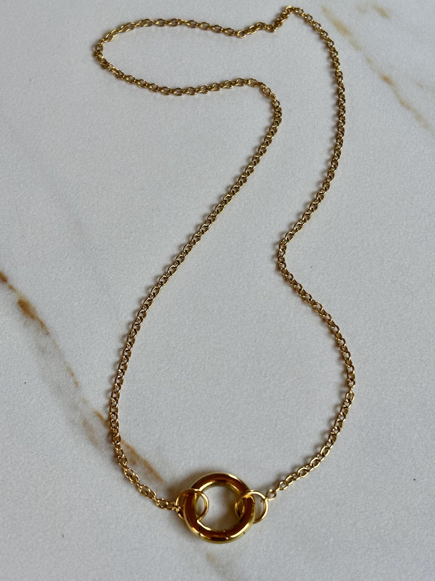 Dainty Charm Gold  Necklace