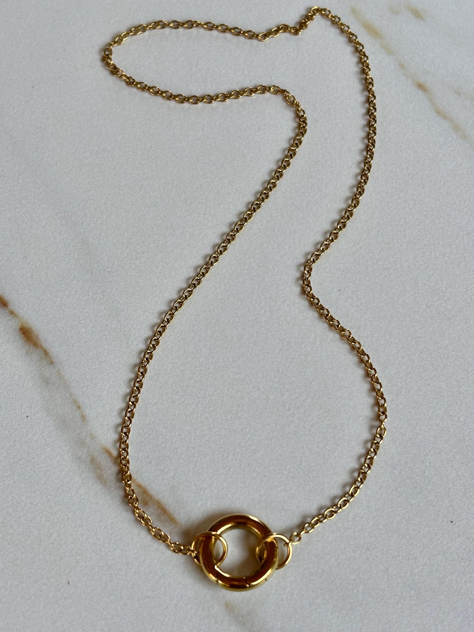 Dainty Charm Gold  Necklace