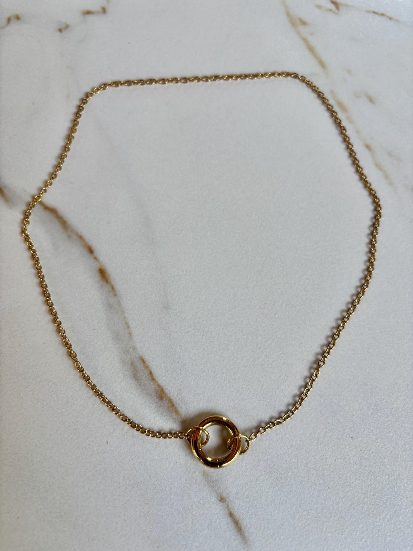 Dainty Charm Gold  Necklace
