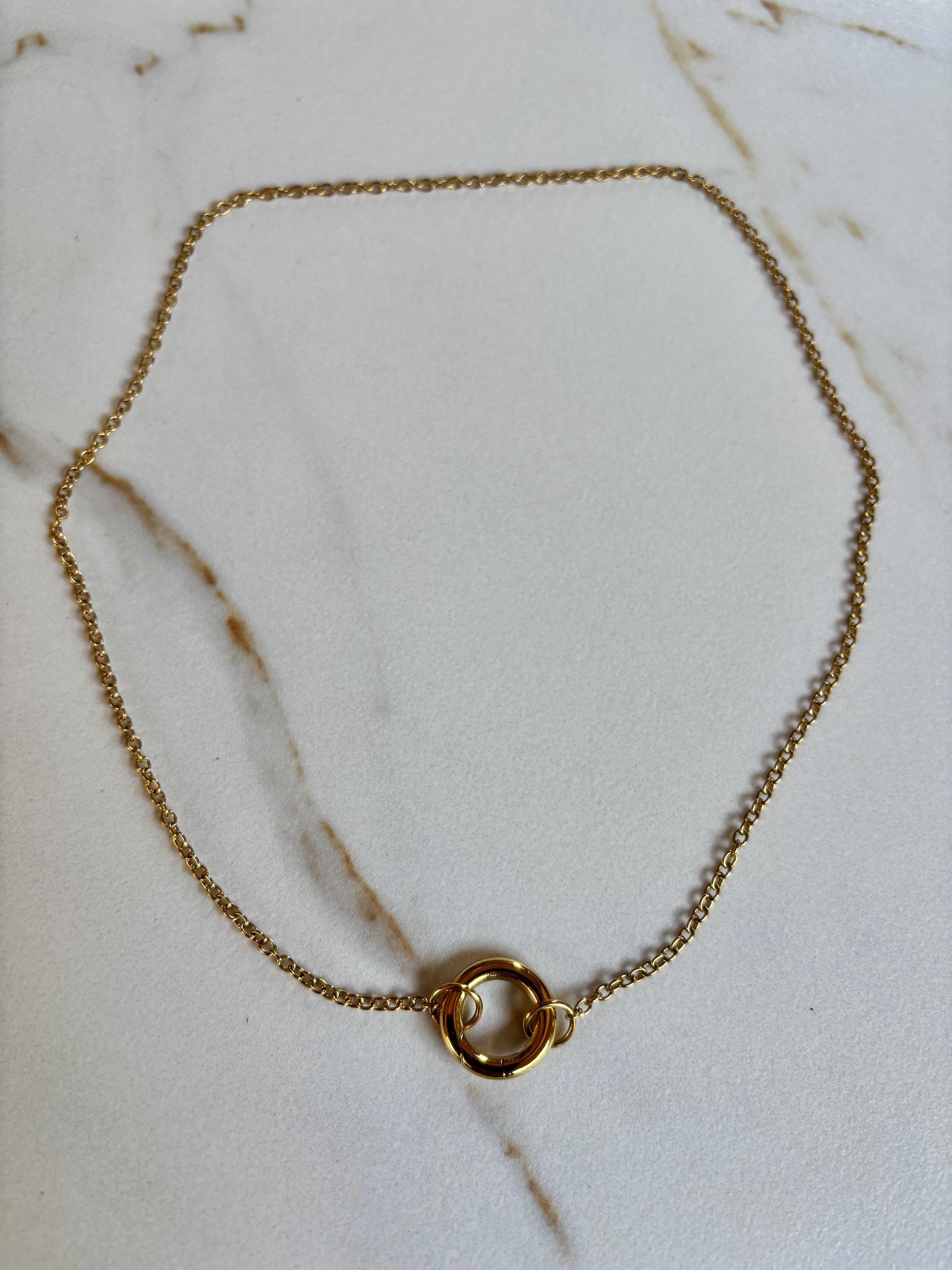 Dainty Charm Gold  Necklace