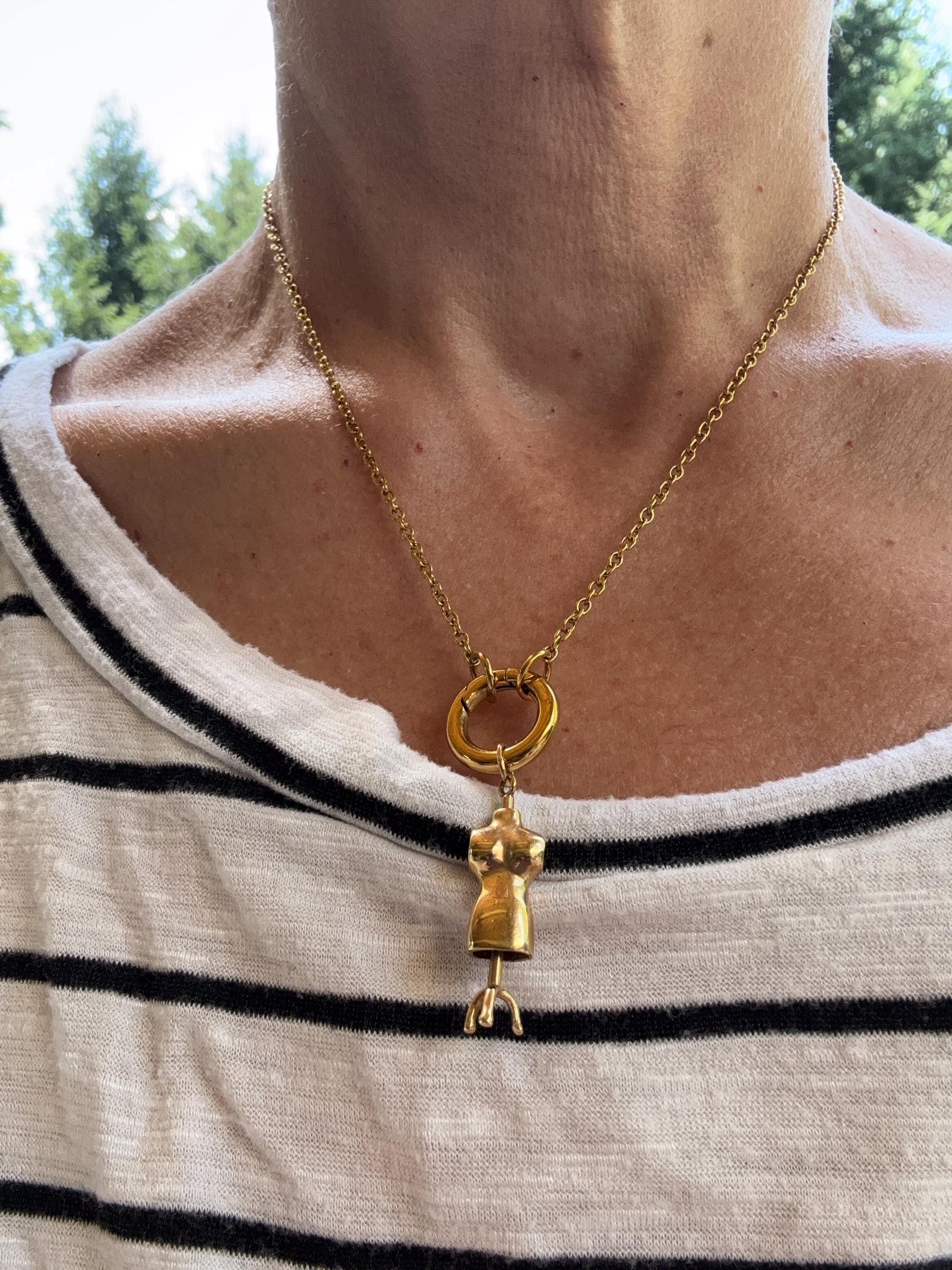 Dainty Charm Gold  Necklace