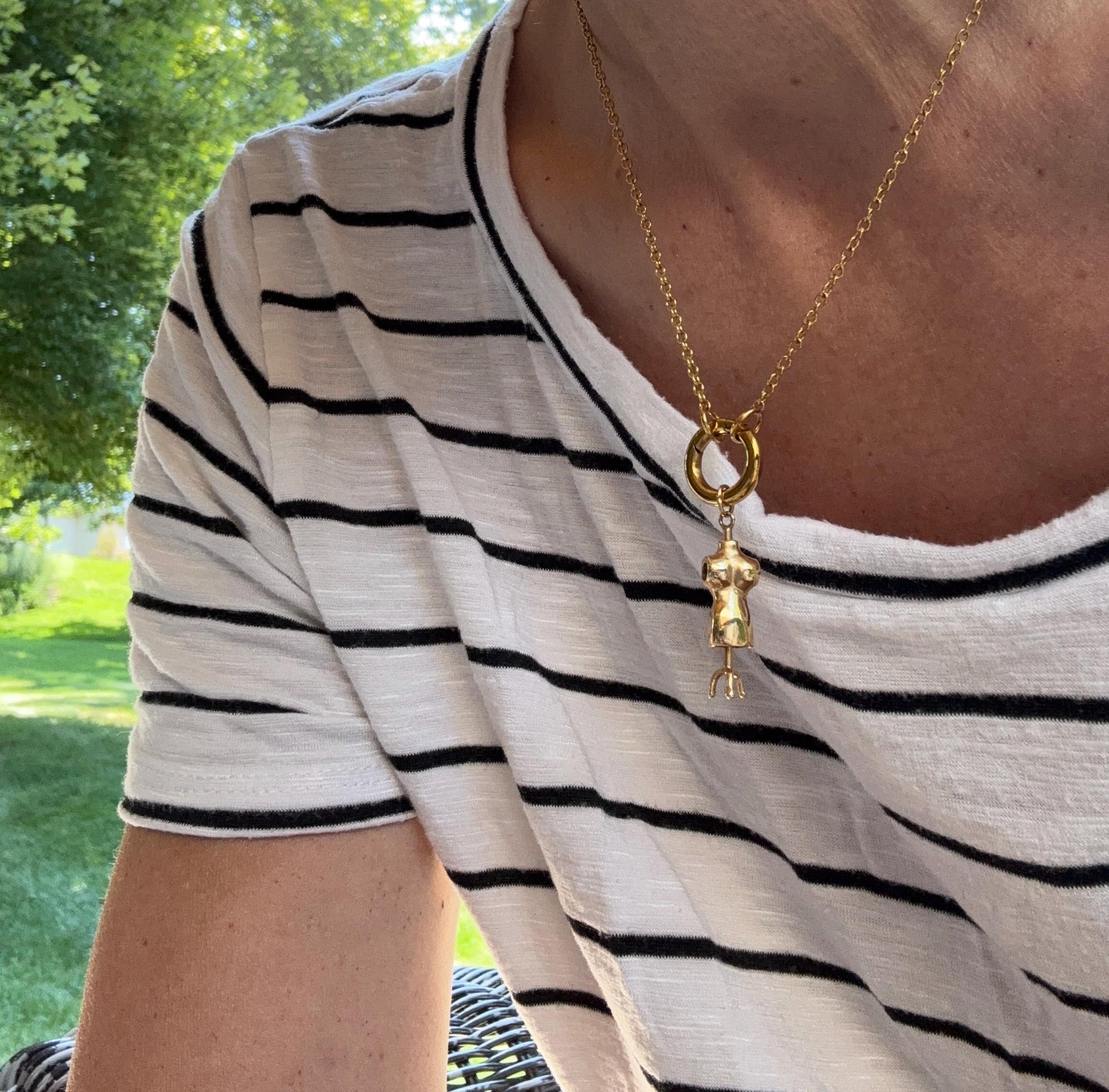 Dainty Charm Gold  Necklace