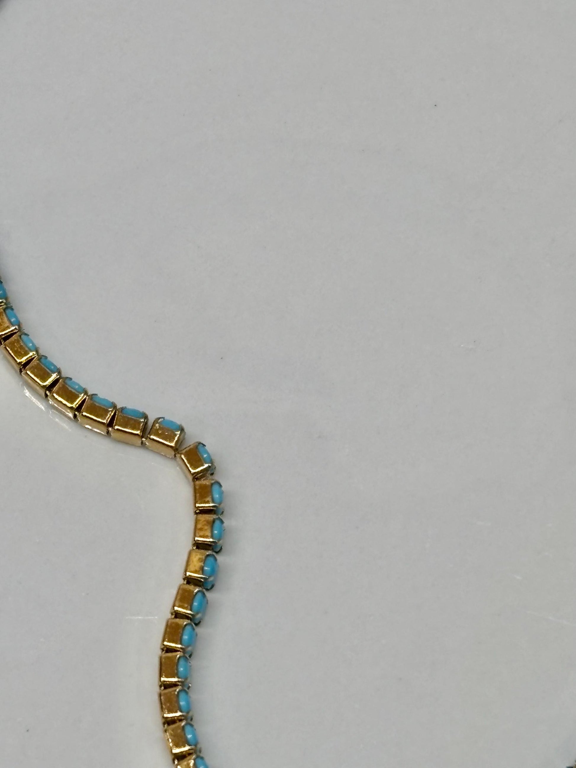 Dainty Turquoise Tennis Bracelet
