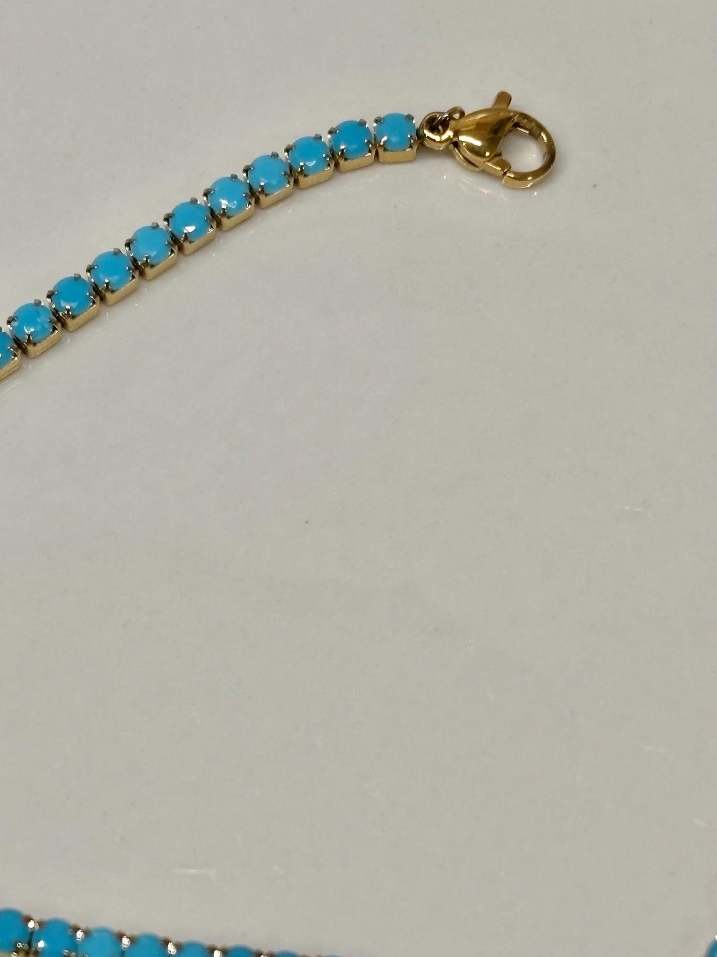 Dainty Turquoise Tennis Bracelet