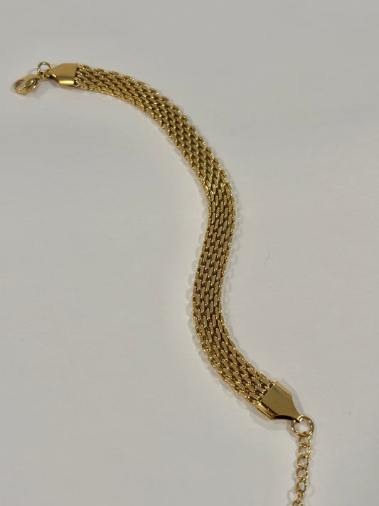 Bold Multi Link Chain Bracelet - 18K Gold Plated