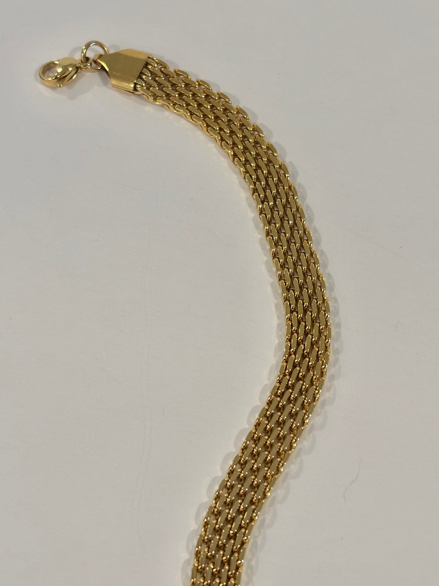 Bold Multi Link Chain Bracelet - 18K Gold Plated