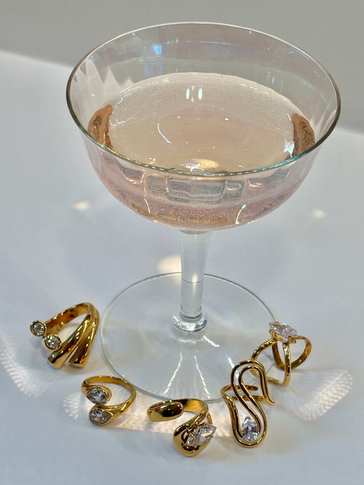 Marquise Crisscross Gold Ring