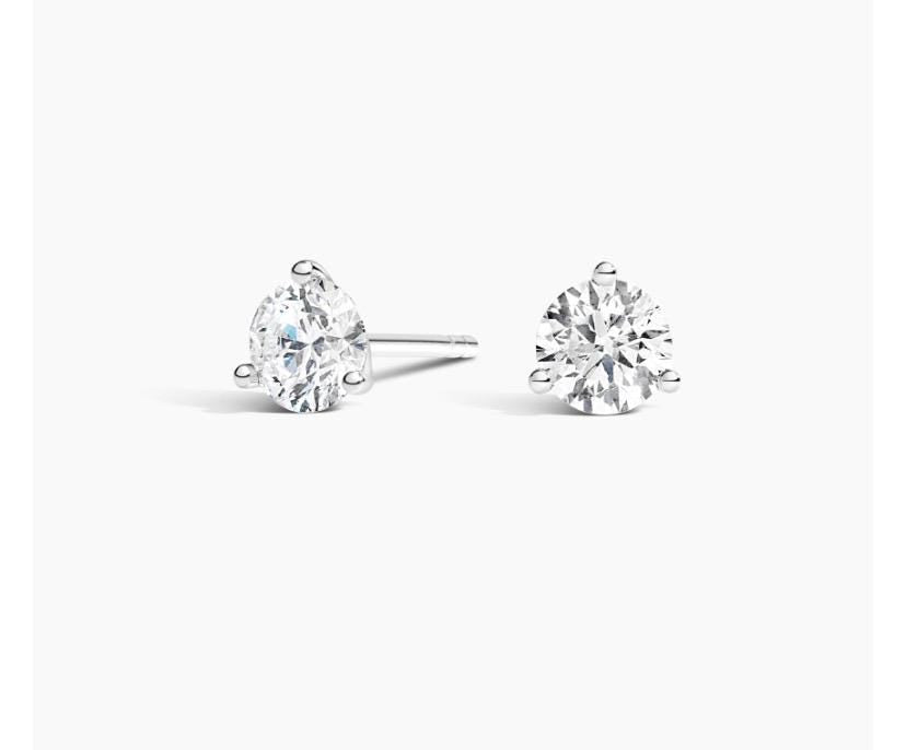 Lab Grown Diamond Stud Earrings | .75 CTW | Classic Everyday Diamond Studs
