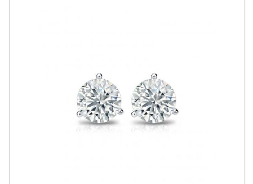 Lab Grown Diamond Stud Earrings | .75 CTW | Classic Everyday Diamond Studs