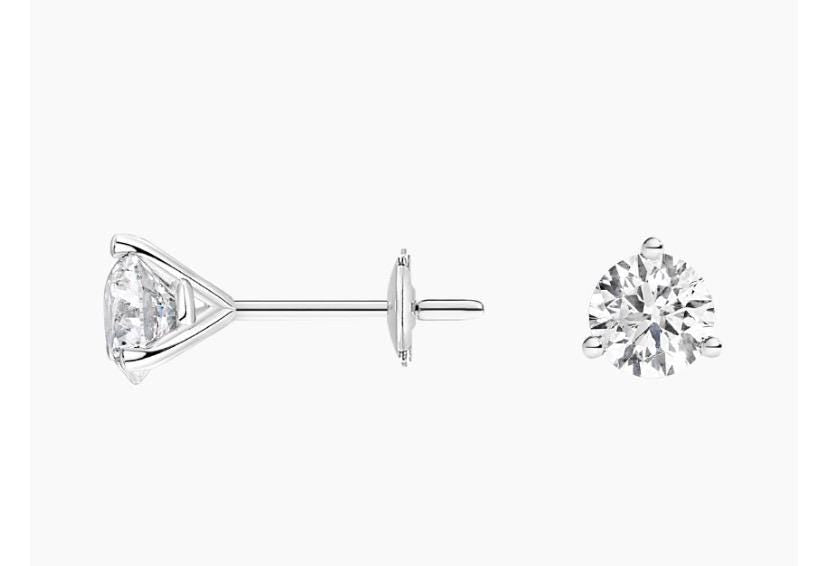 Lab Grown Diamond Stud Earrings | .75 CTW | Classic Everyday Diamond Studs