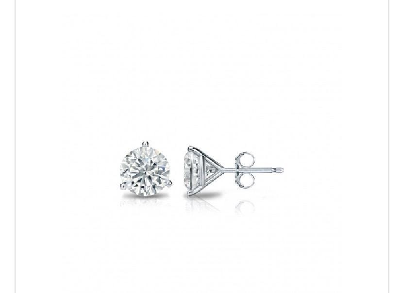 Lab Grown Diamond Stud Earrings | .75 CTW | Classic Everyday Diamond Studs