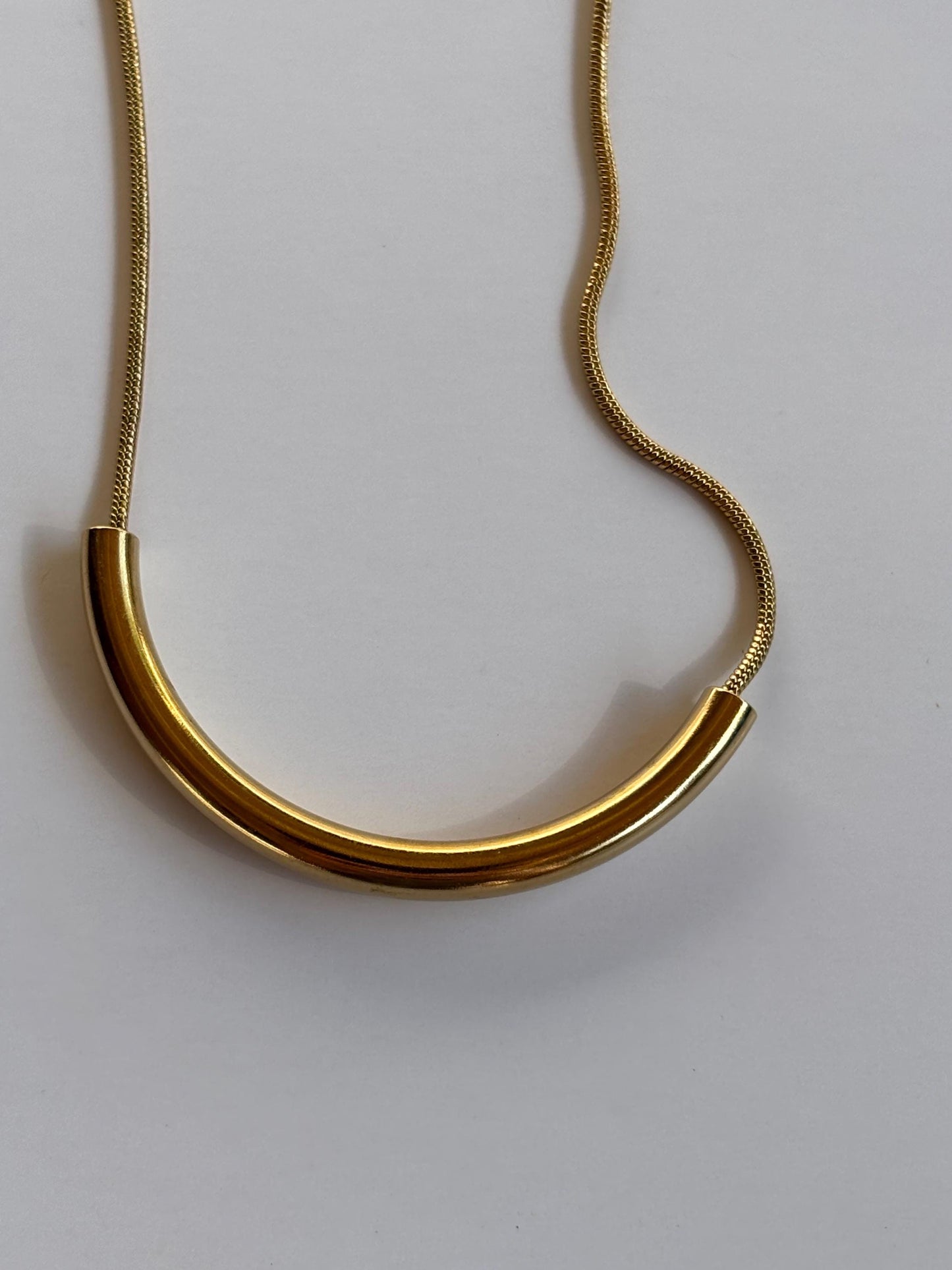 Modern Minalist Gold Trend Necklace