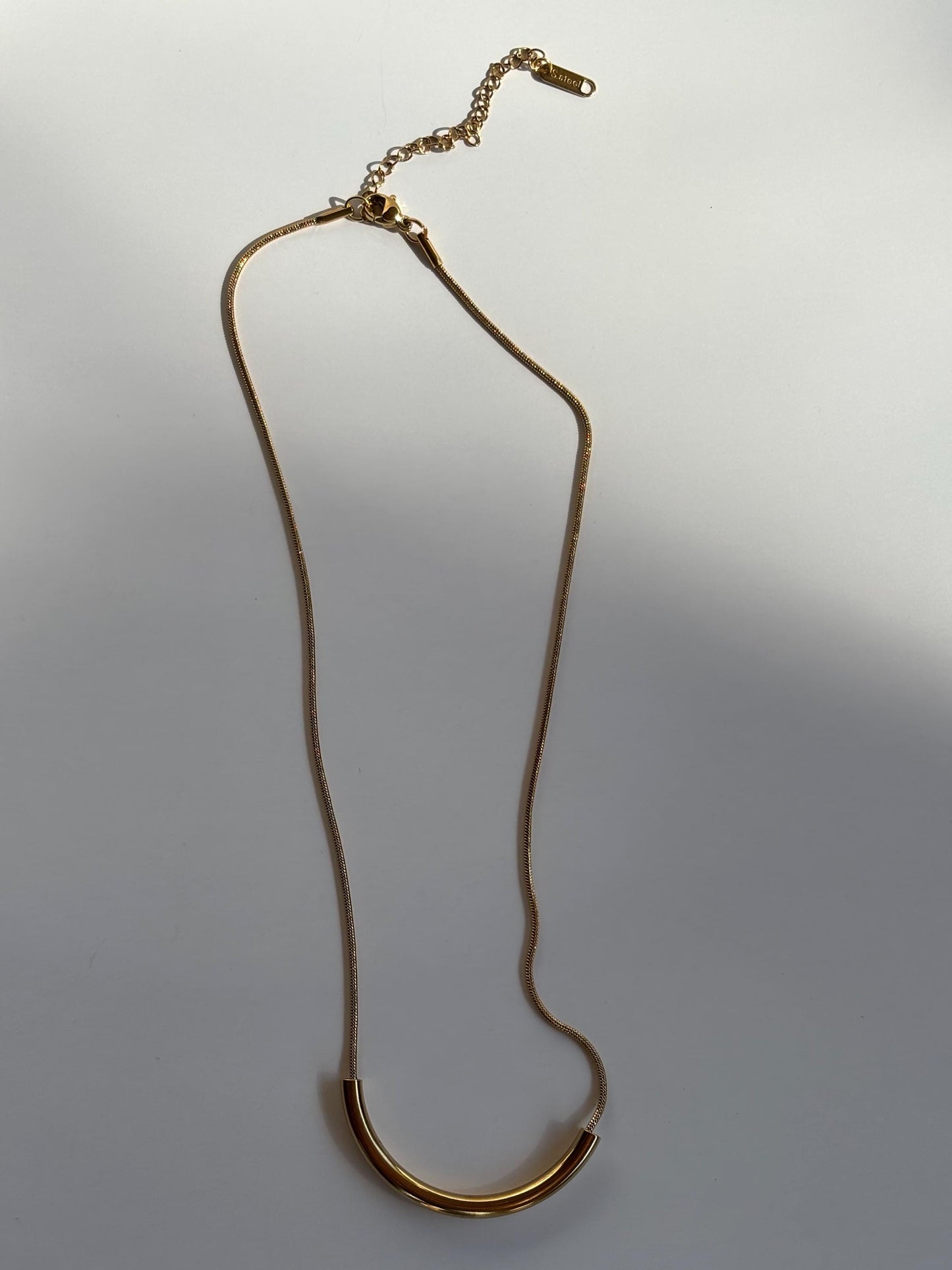 Modern Minalist Gold Trend Necklace
