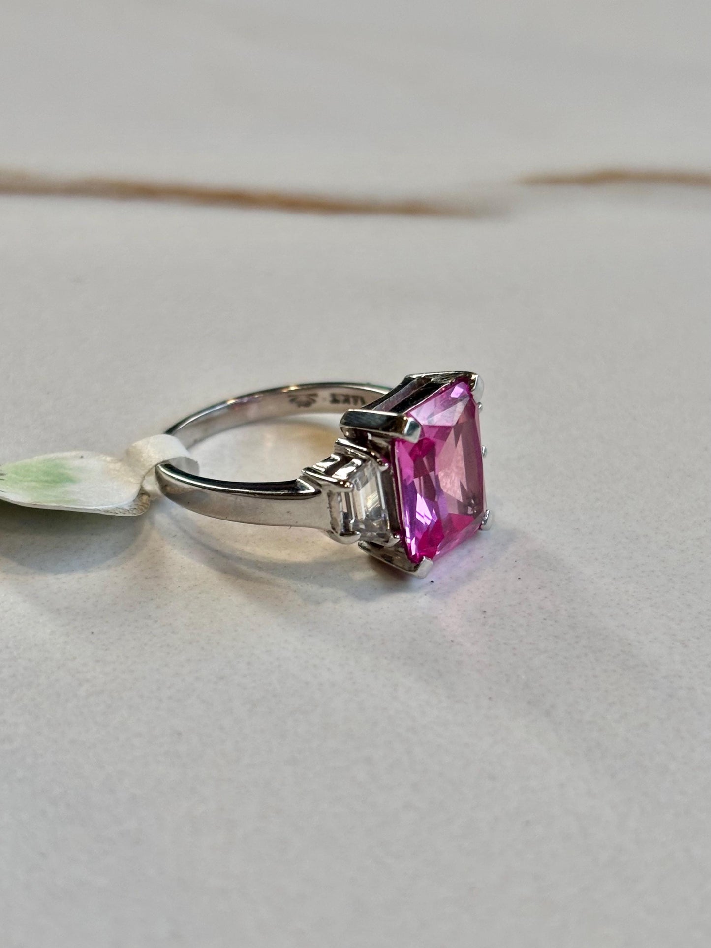 Pink Lab Grown Diamond 14k