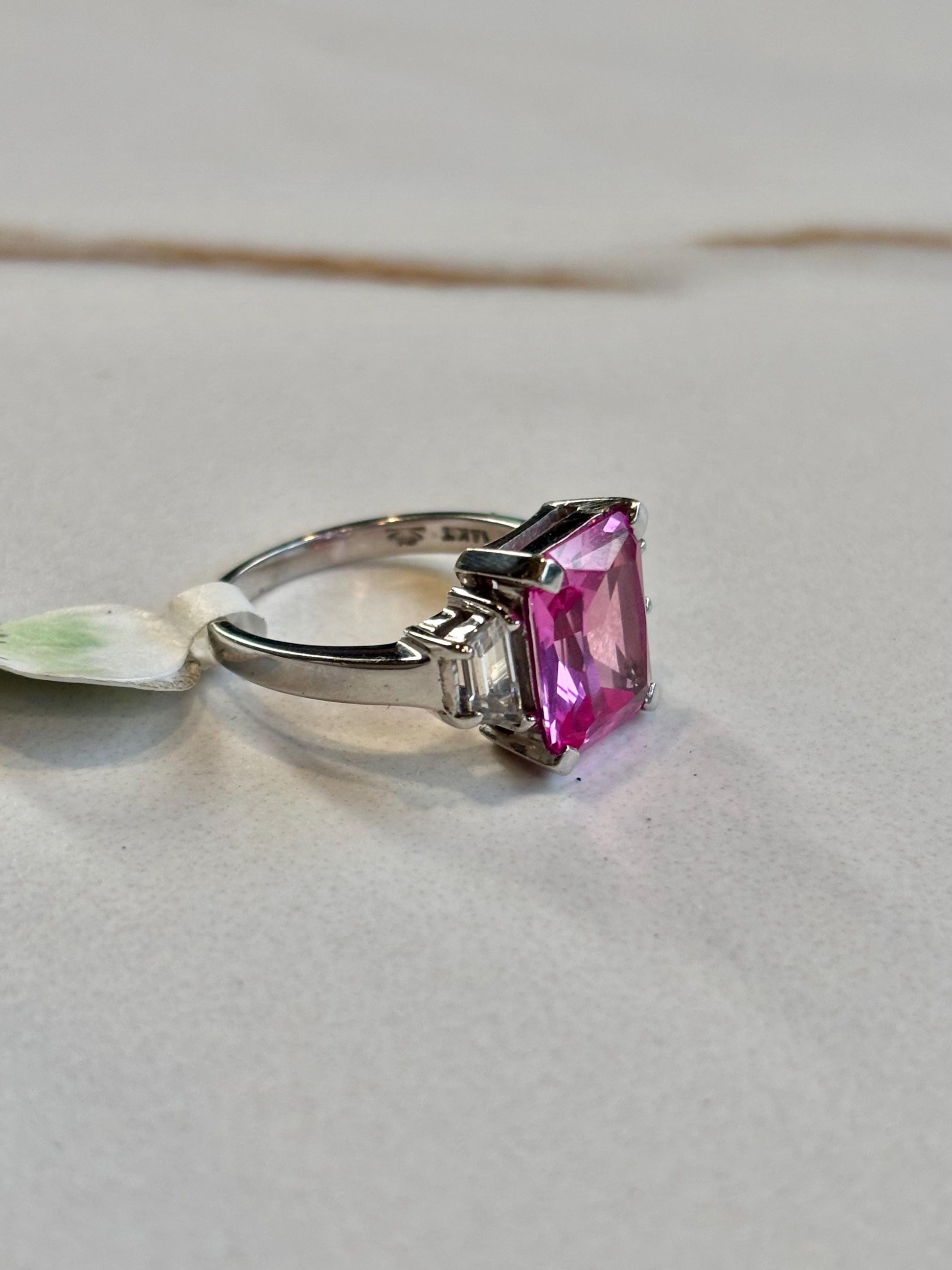 Pink Lab Grown Diamond 14k