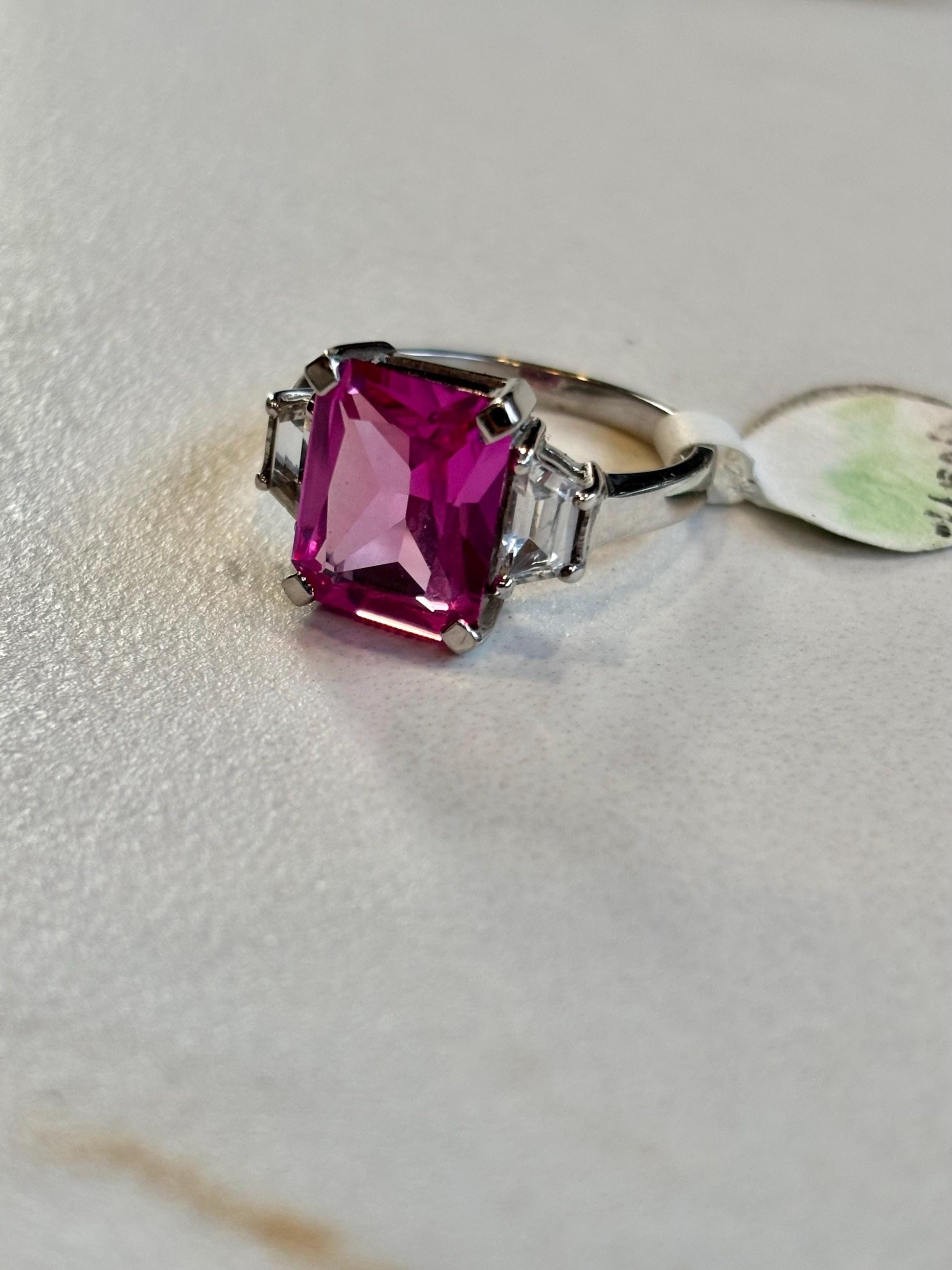 Pink Lab Grown Diamond 14k