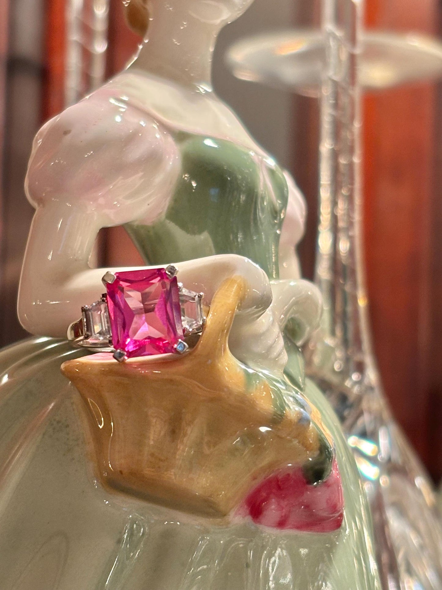 Pink Lab Grown Diamond 14k