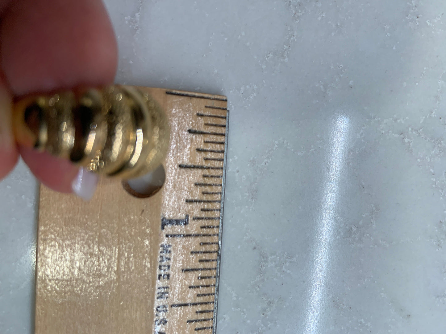 Vintage Wide Gold Dome Ring 14K Yellow Gold